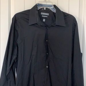 Black Dressy Button Down Shirt